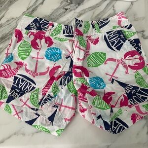 Lilly Pulitzer Nautical Shorts Size 2